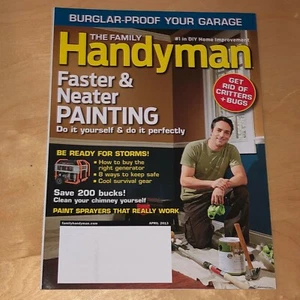 The Family Handyman Magazine April 2013 #1 In DIY Home Improvement Painting - Picture 1 of 1
