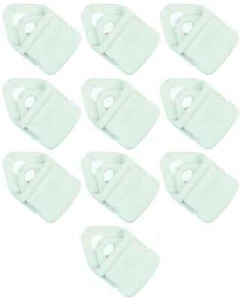 10 Holdon Planen Spanner WEISS MINI Öse Klammer Reparatur Klemmöse Halter Klemme - Picture 1 of 10