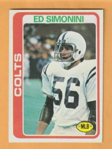 Ed Simonini Baltimore Colts 1978 Topps #325 Texas A&M Aggies - Imagen 1 de 2