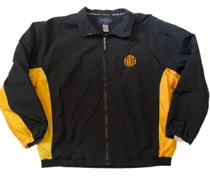 NRA NATIONAL RIFLE ASSOCIATION Full Zip Jacket BLACK GOLD Authentic Gear Sz XL - Picture 1 of 7
