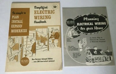 Vintage 1964 Sears Simplified Electrical Wiring Handbook & Planning Guide 55 pg - Image 1 of 4