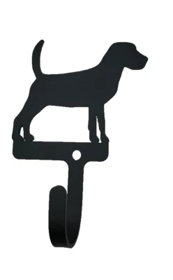 Suporte de coleira para cachorro Beagle gancho para casaco utilitário vila ferro forjado decoração para casa  - Imagem 1 de 4