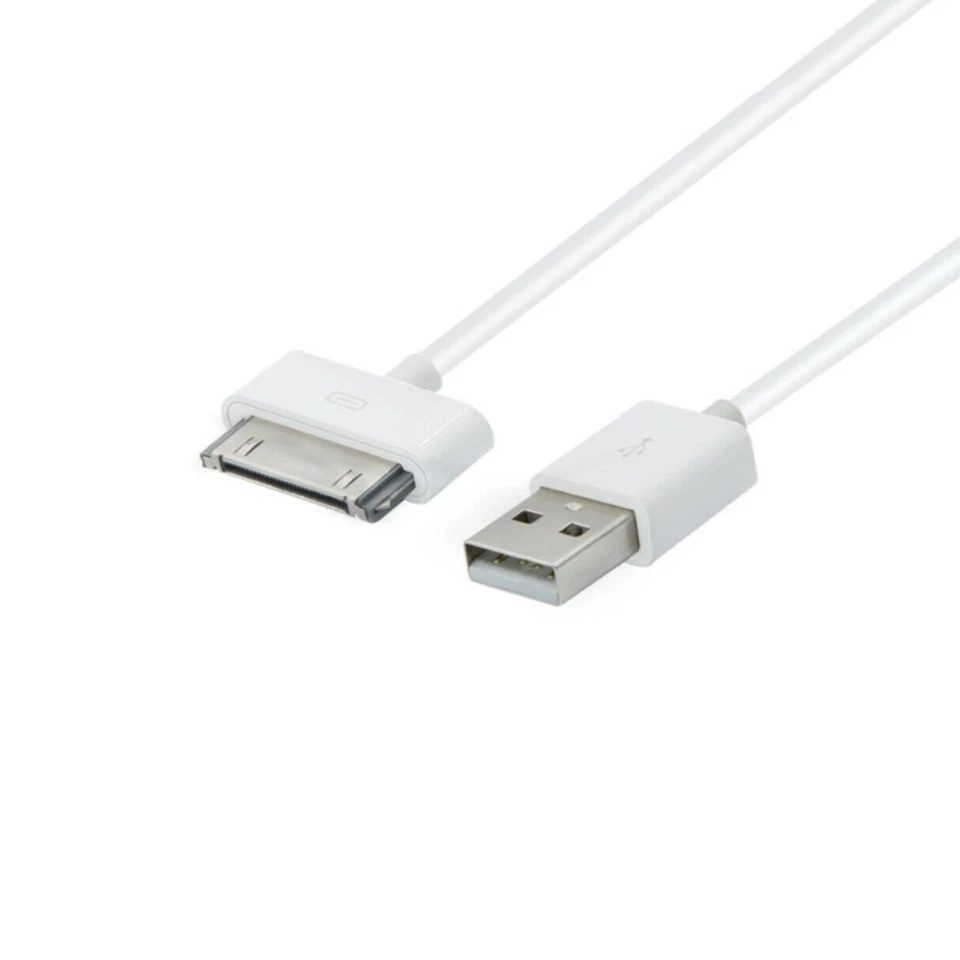 3ft/6ft For iPhone 3 3G 4 4s Ipad iPod 30-Pin To USB Charge Sync Cable Charger - Image 1 of 4