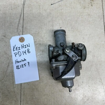 Carburador de carburador genuino OEM para piezas/reconstrucción KEIHIN PD14B Honda XL125 XL125S Foto 1 de 4