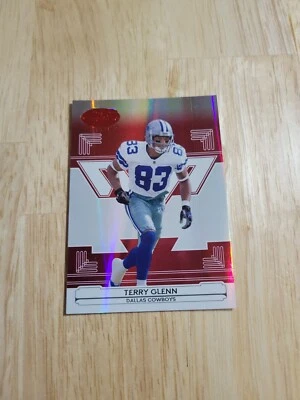 2006 Leaf Certified Materials TERRY GLENN Mirror Red /100 #42 Dallas Cowboys SP - Image 1 of 4