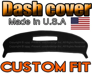 fits 1978-1982  CHEVROLET CORVETTE DASH COVER MAT DASHBOARD PAD USA MADE/  BLACK - Picture 1 of 5