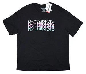 Eleven Paris Brandalised No Tourists Graphic Short Sleeve Men's T-Shirt XXL NWT - Picture 1 of 2