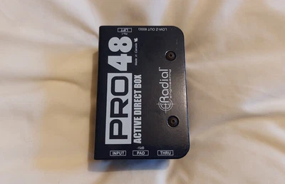 Radial Pro48 48V Phantom Powered Active Direct Box DI - Image 1 of 4