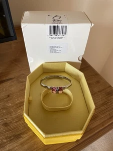 Brand-New Swarovski Pink Lucent Bangle Size Large - Picture 1 of 1