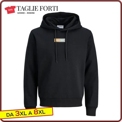 Hombre TALLA GRANDE Sudadera con Capucha Algodón Polar de 3xl a 8xl Jack & Jones Foto 1 de 3