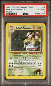 2000 POKEMON GYM CHALLENGE HOLO #4 ERIKA'S VENUSAUR PSA 6 - Picture 1 of 2