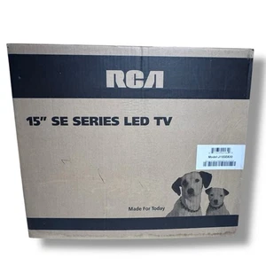 RCA LED 15” TV Clear J15SE820 Box Remote Antenna & Amplifier Retro Prison - Picture 1 of 18