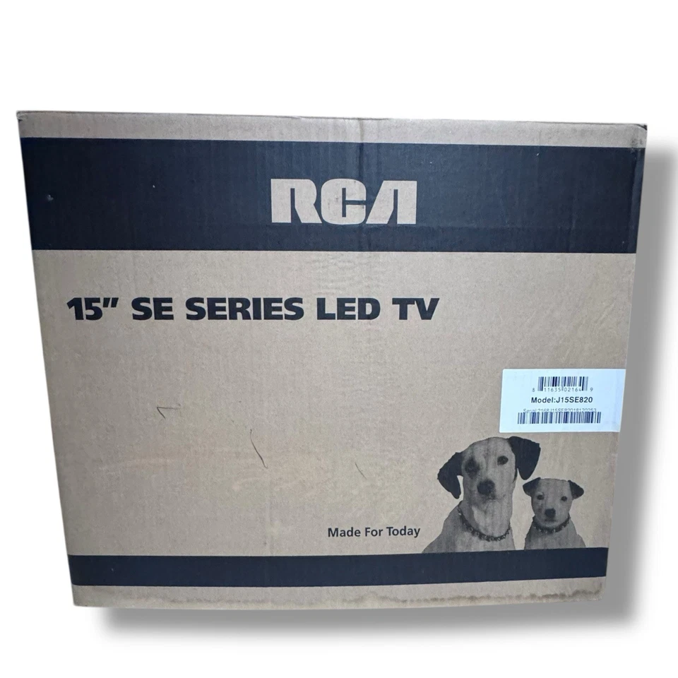 RCA LED 15” TV Clear J15SE820 Box Remote Antenna & Amplifier Retro Prison - Image 1 of 4