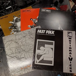 Fast Folk Musical Magazine Vinyl Records Vol 5 #2 #3 #4 #5 #6 (Three SEALED!) - Imagen 1 de 16