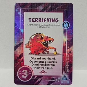 Doomlings Legends of Enderas Terrifying 18/27 DINO 1st Ed Holo Foil - Picture 1 of 2