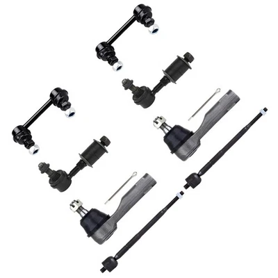 Barra estabilizadora de dirección delantera trasera suspensión de varilla de amarre para Nissan Altima 1998-2001 8 piezas Foto 1 de 4