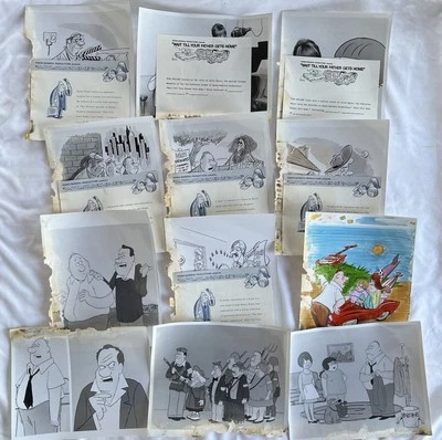 1972 Press Photos Lot "Wait Till Your Father Gets Home”: *Damaged- Read. - Image 1 of 4