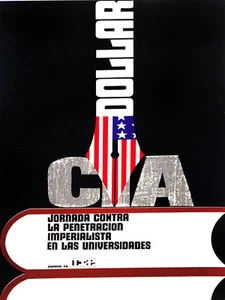 Communist Political Poster.Cuban.CIA Dollars Pen.1405.Socialist World History - Picture 1 of 1