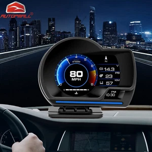 Car Digital Odometer  Gauge Head Up Display Alarm Boost Water Temp - Picture 1 of 9