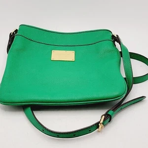 RALPH LAUREN Green Medium leather Cross-body Purse - Picture 1 of 10