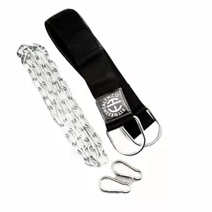 Dip Belt Body Building with Chain Weight Dipping Lifting Neoprene Training - Picture 1 of 9