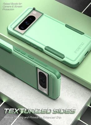 Poetic For Google Pixel 8 Pro Case Dual Layer Tough Rugged Slim Cover Mint - Image 1 of 4