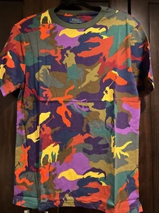 Polo Ralph Lauren Pony Camo All Over Print Boys T Shirt Youth XL 18 - 20 NWT - Picture 1 of 5