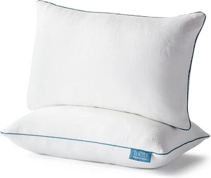 Adjustable Premium Shredded Memory Foam Pillow-Hypoallergenic-Moldable Loft-2 Pa - Picture 1 of 12