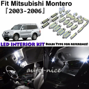Kit de equipamiento de 7 luces interiores LED blancas para 2003-2005 2006 Mitsubishi Montero - Imagen 1 de 9