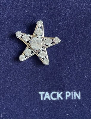 Nuevo en caja Swarovski Joyería Tack Pin Estrella Foto 1 de 4