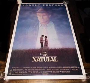 THE NATURAL ORIGINAL MOVIE POSTER 27x41 Rolled Style A ROBERT REDFORD - BASEBALL - Picture 1 of 1