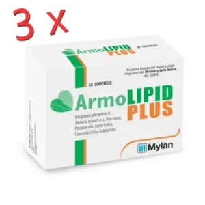 3x ARMOLIPID PLUS OFFERTA CONTROLLO COLESTEROLO GRASSO 60 CPR X3 - Foto 1 di 1