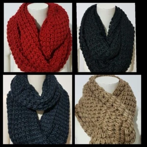 NEW unisex super soft knitted,chunky knit winter SNOOD scarf,LOOP,Neck warmer - Picture 1 of 44
