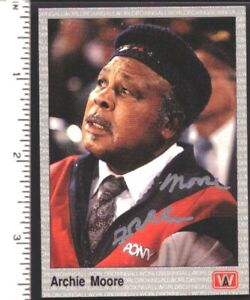Archie Moore Boxer Signed/Autographed 1991 AW Sports Trading Card #115 151854