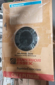 CÂBLE PLÉNUM SUPÉRIEUR ESSEX CAT 6 - 77-240-2B - BLEU - 562 PIEDS - - Photo 1/3