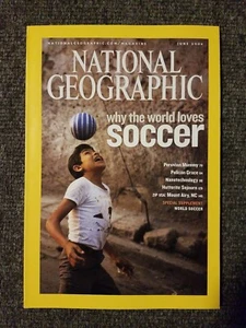 National Geographic Magazine June 2006 No Map, Soccer FAST SHIPPING!!! - Bild 1 von 2