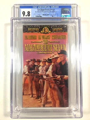 CGC Grade 9.8 The Magnificent Seven VHS NEW A+ Seal Steve McQueen Yul Brenner - Image 1 of 4