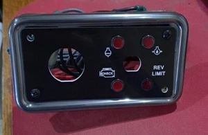 Nautic Star Boat Key Switch Panel  Silver/Black P# NS161P63399 - Imagen 1 de 2