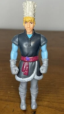 Boneco de ação 2013 Mattel Disney Frozen Kristoff casamento troll 4" usando coroa - Imagem 1 de 4