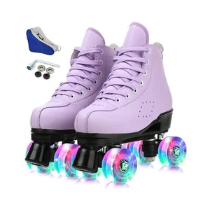 YYW Roller Skates for Women Girls Classic Double-Row Roller Skates High-top P... - Picture 1 of 9
