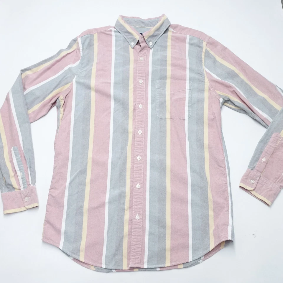 American Eagle Shirt Men's LT Multicolor Striped Long Sleeve Classic Button-Down - Image 1 of 4