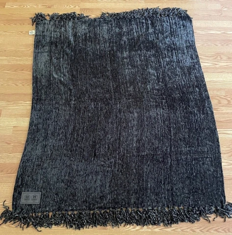 Houston Dynamo Houston Dash Logo MLS NWSL  Grey Throw Blanket 60 x 40 Cover