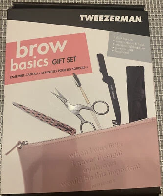TWEEZERMAN Brow Basics Gift Set GENUINE  - Image 1 of 4