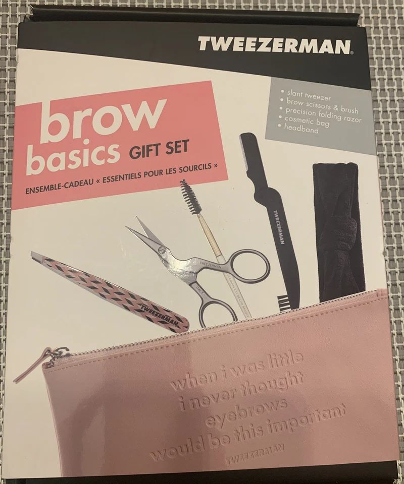 TWEEZERMAN Brow Basics Gift Set GENUINE  - Image 1 of 4