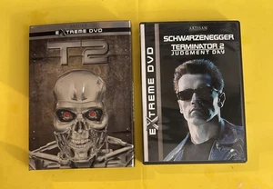 TERMINATOR 2 JUDGMENT DAY EXTREME (DVD 2003)W/STEEL SLIPCOVER & INSERT LIKE NEW - Picture 1 of 11