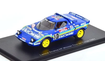 LANCIA STRATOS HF #10 Darniche WINNER Tour de Corse 1981 1/43 SPARK - Image 1 of 4