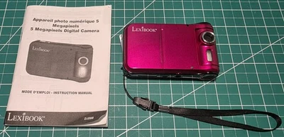 Lexibook DJ088 Digital Camera 180° Swivel Lens 12mp, Pink Tested & Working  - Image 1 of 4