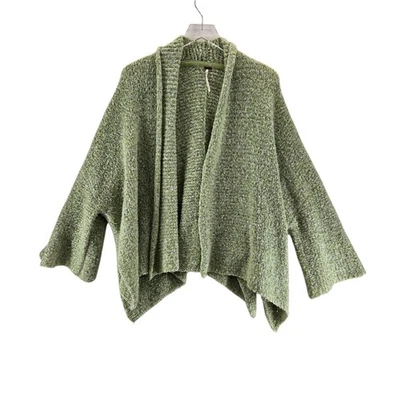 Free People BFF Cozy Oversized Cardigan Sweater XXS XS S Sage Green Slouchy Boho - Image 1 of 4