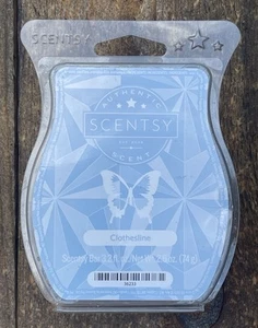 Scentsy “CLOTHESLINE” Wax Bar Melt 3.2 fl oz RETIRED - Picture 1 of 2