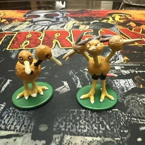 🔥🔥Doduo & Dodrio TOMY Pokemon Figure CGTSJ 1999 Nintendo 2" - Picture 1 of 6
